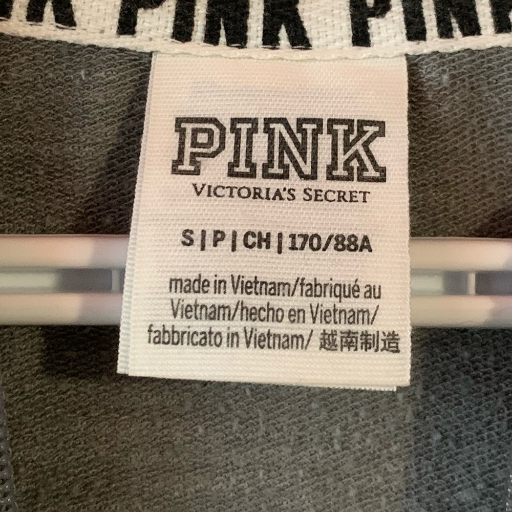 PINK Victoria secret, size small, grey hoodie. - Picture 3 of 6